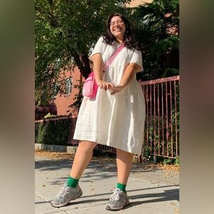 “Glad I Found You” Linen Dress with Pockets